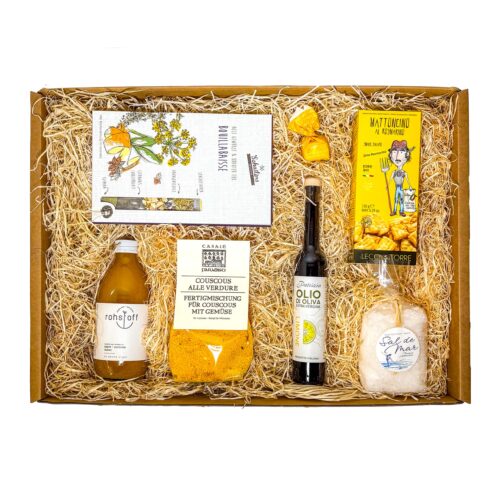 Diese Geschenkbox ist eine gute Wahl als Feinschmecker Geschenkset.