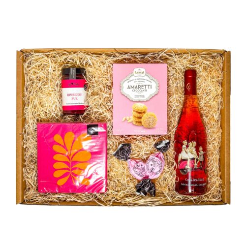 Diese Geschenkbox für Frauen enthält hochwertige Feinkost.