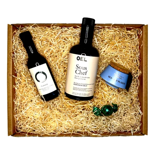 Diese Geschenkbox eignet sich ideal als Geschenk für Hobbyköche.