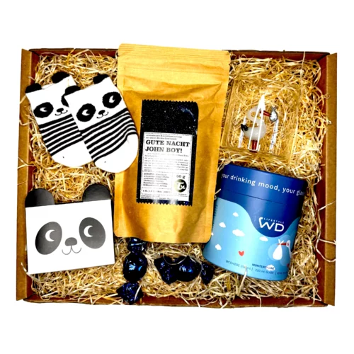 Diese Geschnkbox ist ein tolles Geschenk zur Geburt Junge.