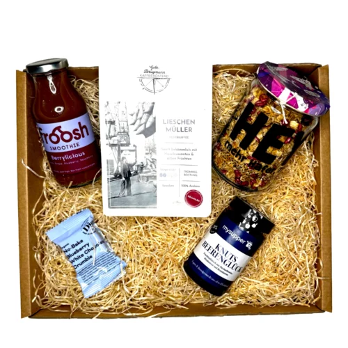 Mit unserer Frühstück Geschenkbox verschenkst du einen schönen Morgen.
