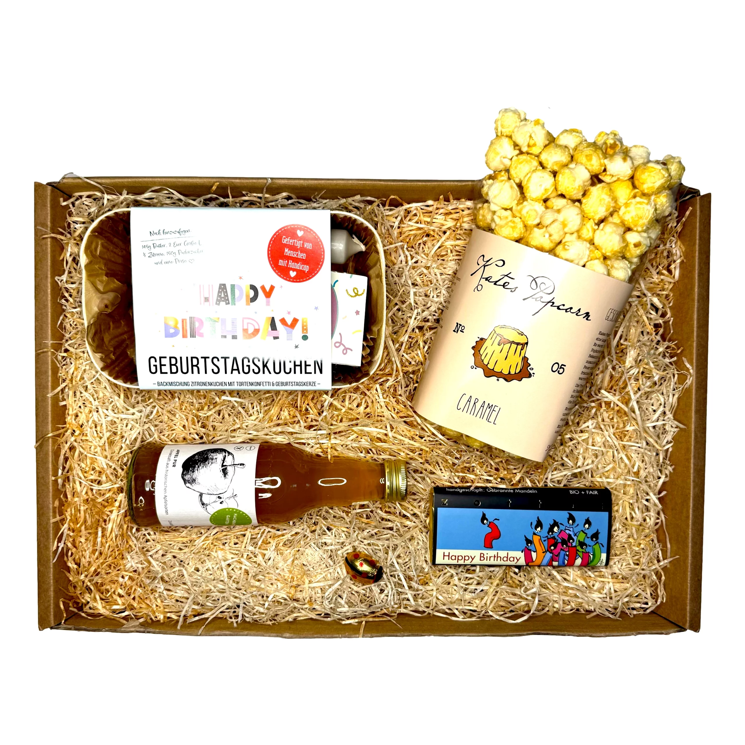 Diese Geschenkbox ist ein tolles Geburtstagsgeschenk ohne Alkohol.