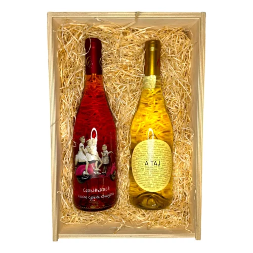 Unsere Wein Geschenkbox ist perfekt für jeden Anlass und als Mitgebringsel beim Dinner.