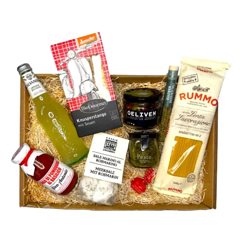 Diese alkoholfreie Geschenkbox Italien eignet sich perfekt für jeden Anlass.