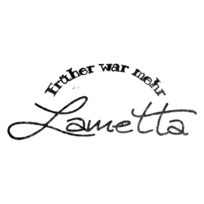 Weihnachtsstempel »Früher war mehr Lametta« für die Geschenkbox
