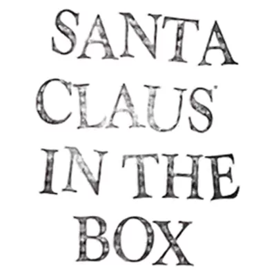 Weihnachtsstempel »Santa Claus in the Box« für die Geschenkbox