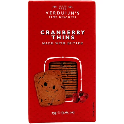 "Cranberry Thins" Cracker